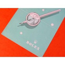 VINTAGE 1960 ROLEX MICROSTELLA LIVRET BROCHURE AUTHENTIQUE