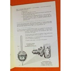 VINTAGE 1960 ROLEX MICROSTELLA LIVRET BROCHURE AUTHENTIQUE