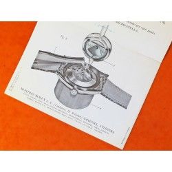 VINTAGE 1960 ROLEX MICROSTELLA LIVRET BROCHURE AUTHENTIQUE