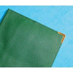 Rare & Vintage ROLEX Green Grain Leather Large Billfold Wallet AUTHENTIC ref 68.08.55