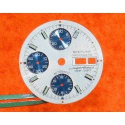 Breitling Original Cadran Bleu & or Montres Chronograph Chronomat Or jaune & Acier Ref D13352