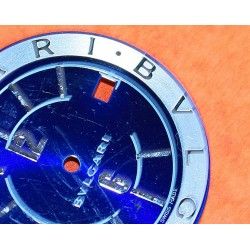 RARE BULGARI Men's Bvlgari Solotempo SS Black Silver Dial Wristwatch part for sale Ø30mm
