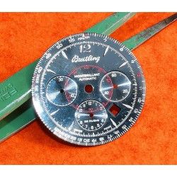 BREITLING CADRAN MONTRE MONTBRILLANT CHRONOMETRE AUTOMATIQUE COULEUR NOIR & ROUGE