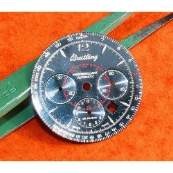 BREITLING GENUINE USED WATCH DIAL MONTBRILLANT AUTOMATIC RED & BLACK 