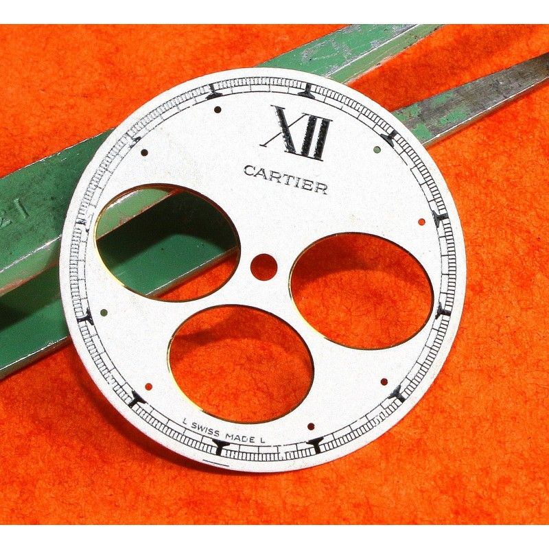 Cartier Pasha de Cartier ref 2412 Chronograph Automatic Wristwatch Panda Style Watch Dial part in Stainless Steel