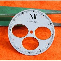 Cartier Pasha de Cartier ref 2412 Chronograph Automatic Wristwatch Panda Style Watch Dial part in Stainless Steel