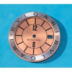 RARE BULGARI Men's Bvlgari Solotempo SS Dark Deep Blue Dial Wristwatch part for sale Ø30mm