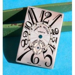 RARE GENUINE FRANCK MULLER LONG ISLAND SILVER SHADES DIAL RECTANGLE