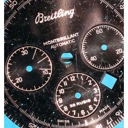 BREITLING GENUINE USED WATCH DIAL MONTBRILLANT AUTOMATIC RED & BLACK 