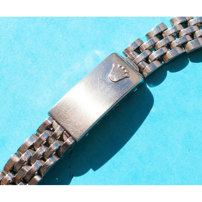 Rolex Genuine & Rare Ladies Jubilee Ladies Bracelet 13mm ss folded Genuine 6251D stainless steel