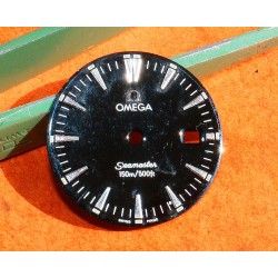 OMEGA LADIES 22mm PREOWNED SEAMASTER AQUA TERRA WATCH BLACK DIAL SWISS STEEL WATCH