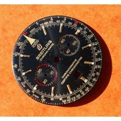 BREITLING BLACK NAVITIMER CHRONO-MATIC VINTAGE WATCH PART YELLOW GOLD DIAL ref K41350