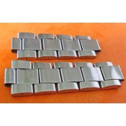 7836 x 2 PARTIES VINTAGE BRACELET ROLEX maillons plié 20mm 