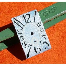 RARE GENUINE FRANCK MULLER LONG ISLAND SILVER SHADES DIAL RECTANGLE