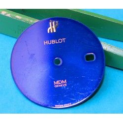 HUBLOT Rare Dark Blue Metal Watch dial part for sale Men's watch MDM Geneve ref 1521.2