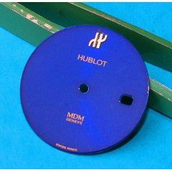 HUBLOT Rare Dark Blue Metal Watch dial part for sale Men's watch MDM Geneve ref 1521.2