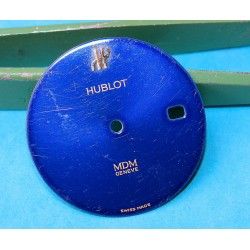 HUBLOT Rare Dark Blue Metal Watch dial part for sale Men's watch MDM Geneve ref 1521.2