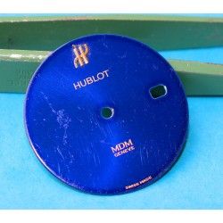 HUBLOT Rare Dark Blue Metal Watch dial part for sale Men's watch MDM Geneve ref 1521.2