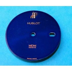 HUBLOT Rare Dark Blue Metal Watch dial part for sale Men's watch MDM Geneve ref 1521.2