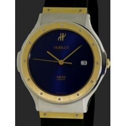 HUBLOT Rare Dark Blue Metal Watch dial part for sale Men's watch MDM Geneve ref 1521.2