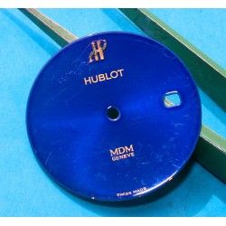 HUBLOT Rare Dark Blue Metal Watch dial part for sale Men's watch MDM Geneve ref 1521.2