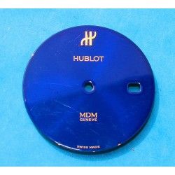 HUBLOT Rare Dark Blue Metal Watch dial part for sale Men's watch MDM Geneve ref 1521.2