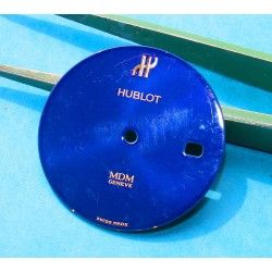 HUBLOT Rare Dark Blue Metal Watch dial part for sale Men's watch MDM Geneve ref 1521.2