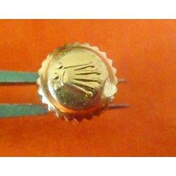 VINTAGE ROLEX original gold color crown triple lock703 Watch Crown Part Triplock 16613 16618 16808 16083