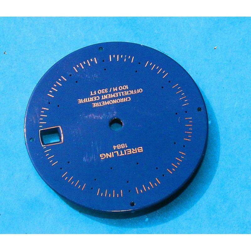 Breitling Original 18K Gold/SS Preowned watch Dark Blue Watch Dial Part Cal Auto