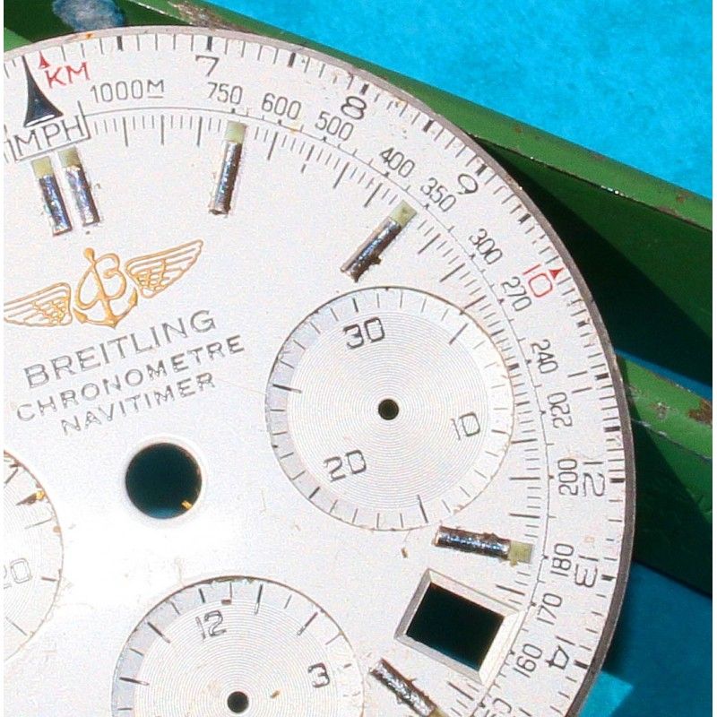 Breitling Genuine & Rare Watch part Navitimer A23322 Black Dial CHRONOGRAPH