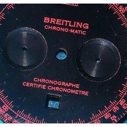 BREITLING EXOTIC BLACK NAVITIMER CHRONO-MATIC VINTAGE WATCH PART PINK-RED DIAL