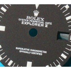 ♕ Rolex Collectible Panna Cotta 16550 Creamy Oyster Perpetual Date Explorer II watch dial cal 3085 ♕