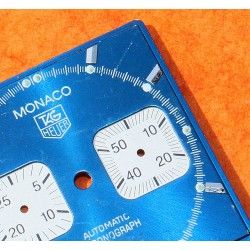 TAG Heuer Cadran Montres MONACO STEVE MCQUEEN Chronometer Original couleur BLEU 30mm