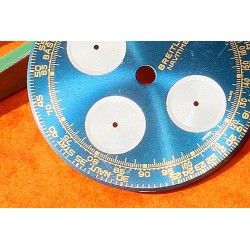 Breitling Genuine & Rare Watch part Old Navitimer Blue Dial CHRONOGRAPH