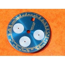 Breitling Genuine & Rare Watch part Old Navitimer Blue Dial CHRONOGRAPH