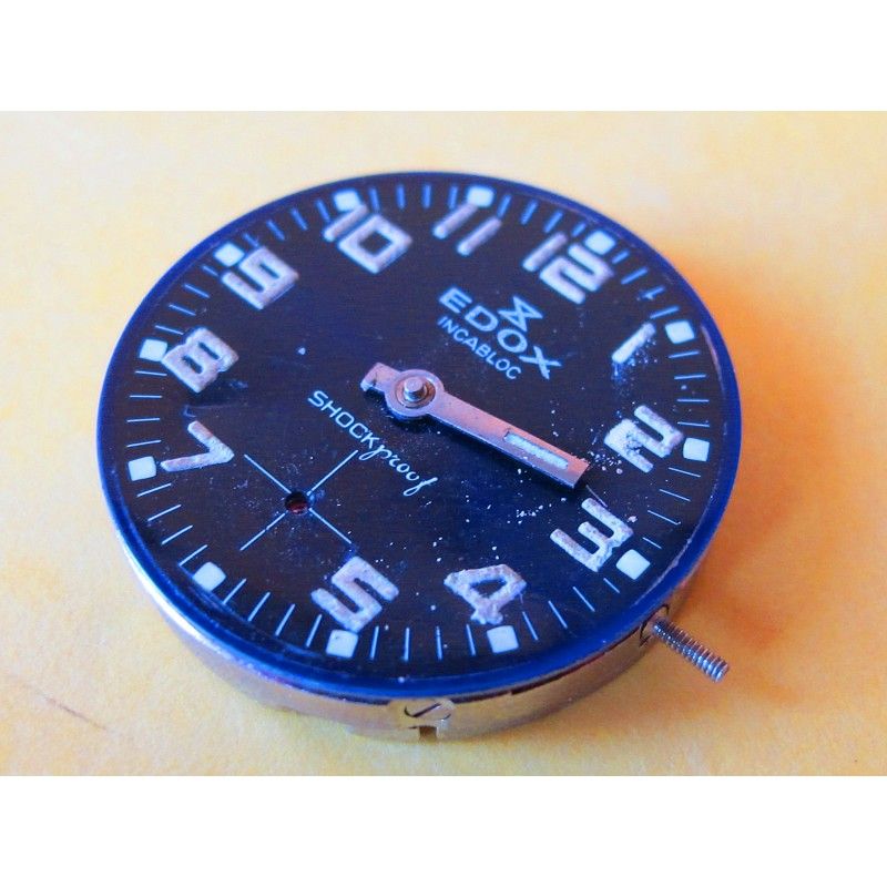Cadran De Montre EDOX Quartz - Diamètre 22,80 Mm - New Old Stock (NOS) - Neuf Avec Défauts - Fabriqué En France