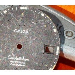 Omega Rare Cadran noir Ø28mm Montres Constellation Double Eagle Perpetual Calendar ref 1513.51.00