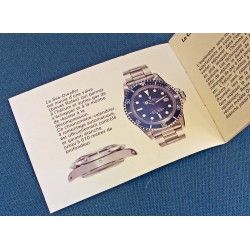 VINTAGE 1971 ROLEX SUBMARINER double RED SEA - DWELLER 1665 Redsub 1680 5513 WATCH BOOKLET CIRCA 70s 