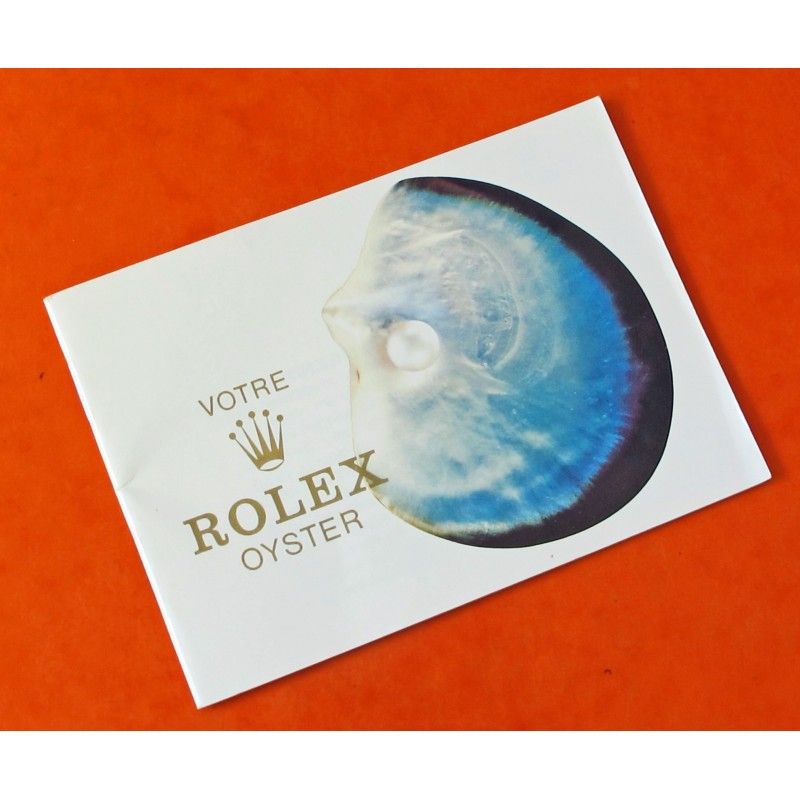 Vintage 1979 "VOTRE ROLEX OYSTER" french Booklet 5512 5513 1675 1655 1680 1019 6263 6265