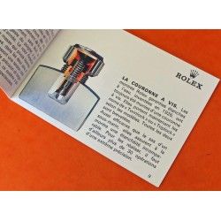 Vintage 1979 "VOTRE ROLEX OYSTER" french Booklet 5512 5513 1675 1655 1680 1019 6263 6265