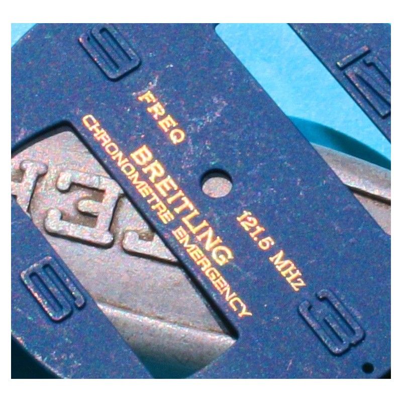 Breitling Rare Emergency chronometer Mulitfunction Preowned Watch Blue Dial ref E56121 freq 121.5MHz