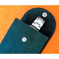 Etui pochette ecrin Suédine Rolex Velours vert