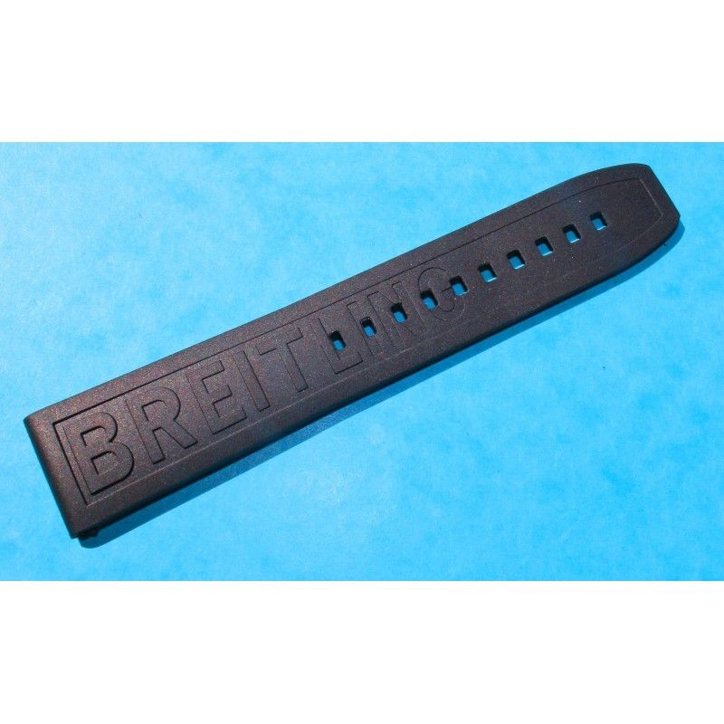 Breitling New 2013 Issue Black Watch Rubber Diver Pro III 3 Aerospace, Chronoliner Hershey Strap 22mm OEM