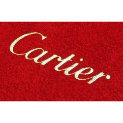 Original CARTIER Watches jewellers Suede red velvet pouch traveler's 