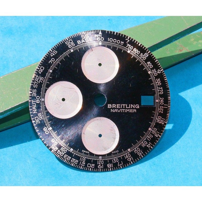 Breitling authentique Cadran bleu Occasion Montres Old navitimer Chronograph 42mm ref D13022