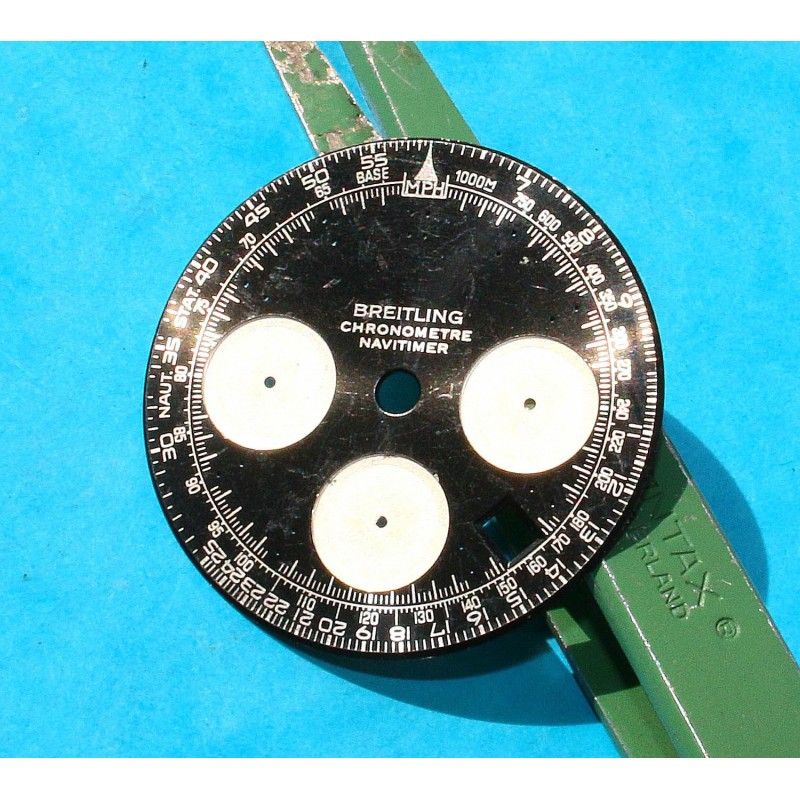 Breitling Genuine & Rare Watch part Navitimer A23322 Black Dial CHRONOGRAPH