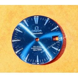 Omega Rare Cadran Bleu Métal Montres Seamaster Index Bâtons Ø28.55mm