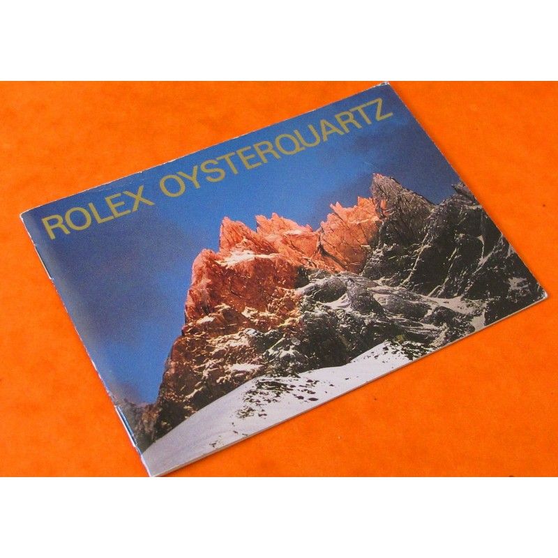 Vintage Rolex 80-90's Instruction Booklet Oysterquartz 17000 17013 17014