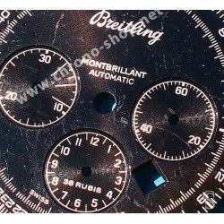 BREITLING CADRAN MONTRE MONTBRILLANT CHRONOMETRE AUTOMATIQUE COULEUR NOIR Ø29mm