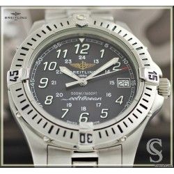 BREITLING Genuine Colt Ocean Quartz 500M-1650ft ref A64050 WATCH PREOWNED DIAL FOR SALE